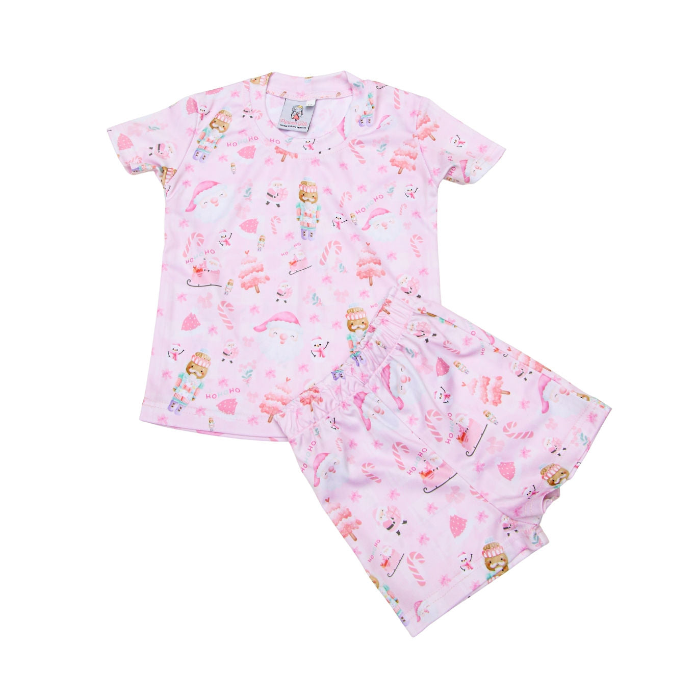 Christmas Pyjama Set- Pink