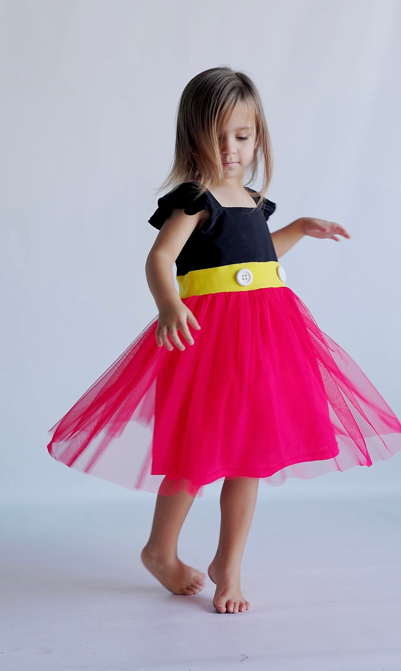 Mickey Mouse Inspired Twirl Dress
