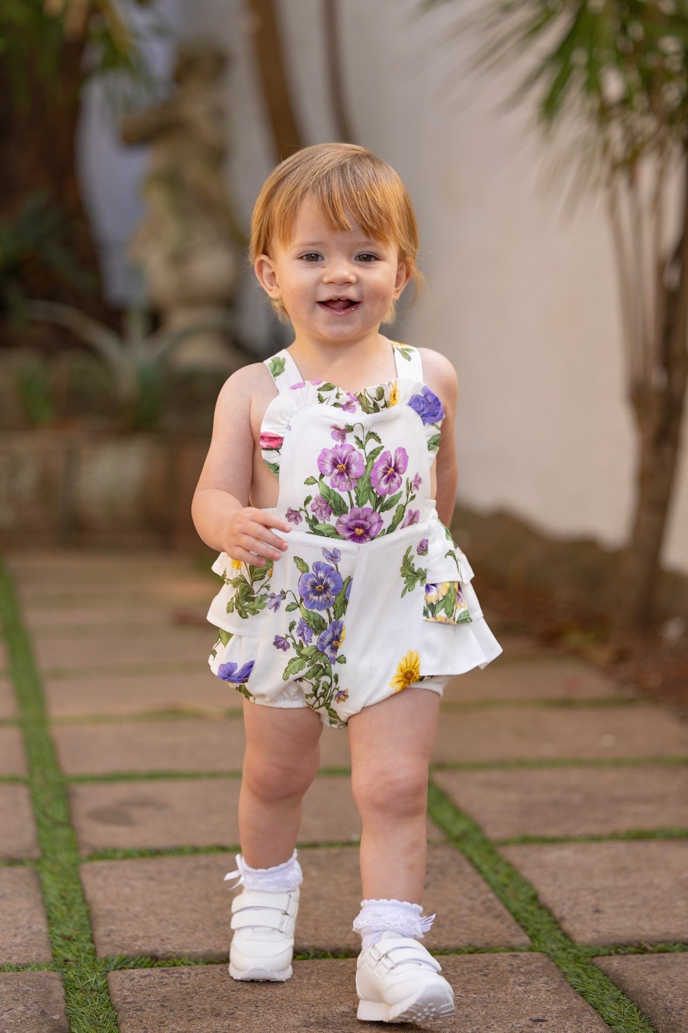 Stella Romper- Floral Print