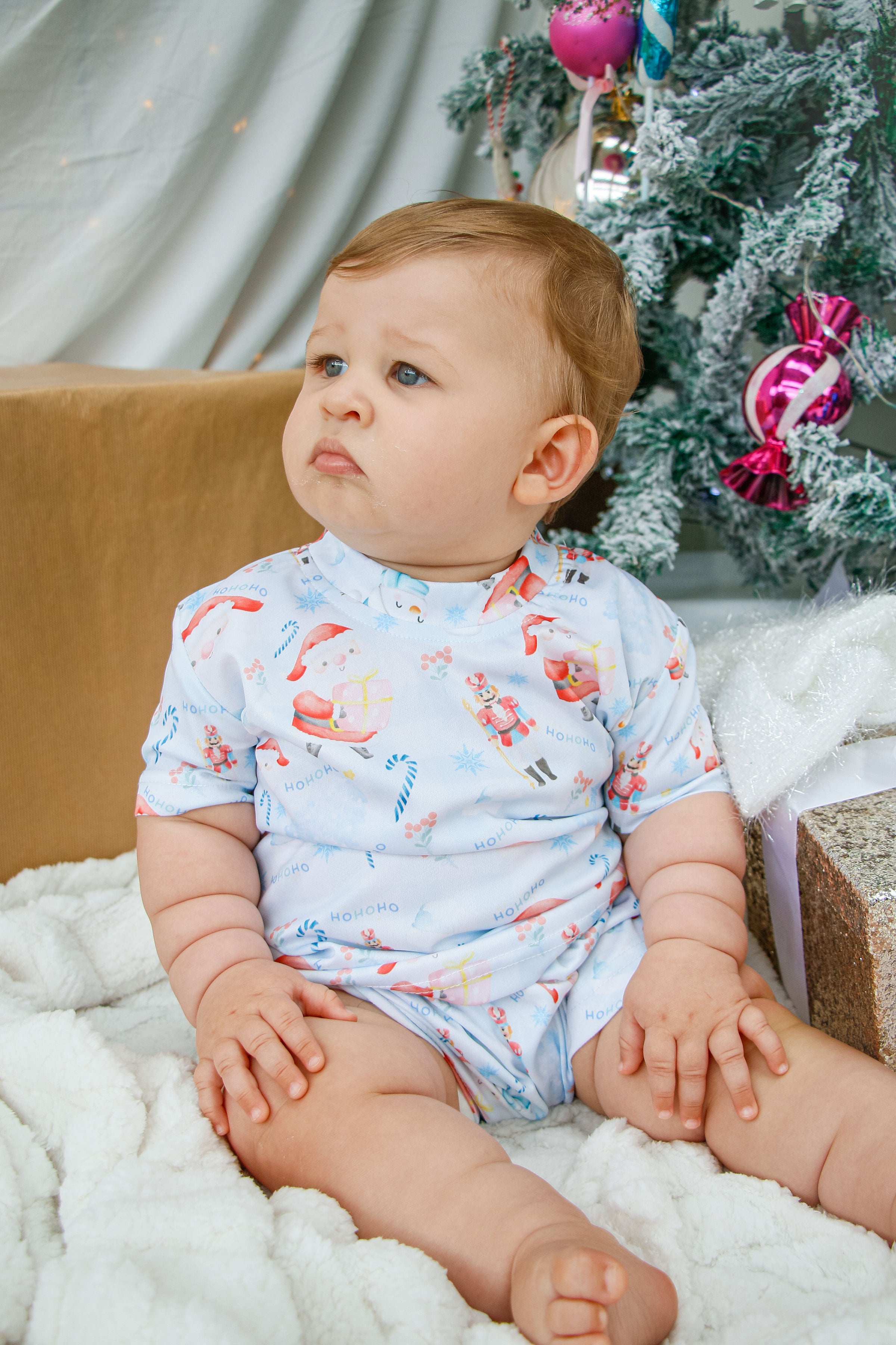 Christmas Pyjama Set- Blue