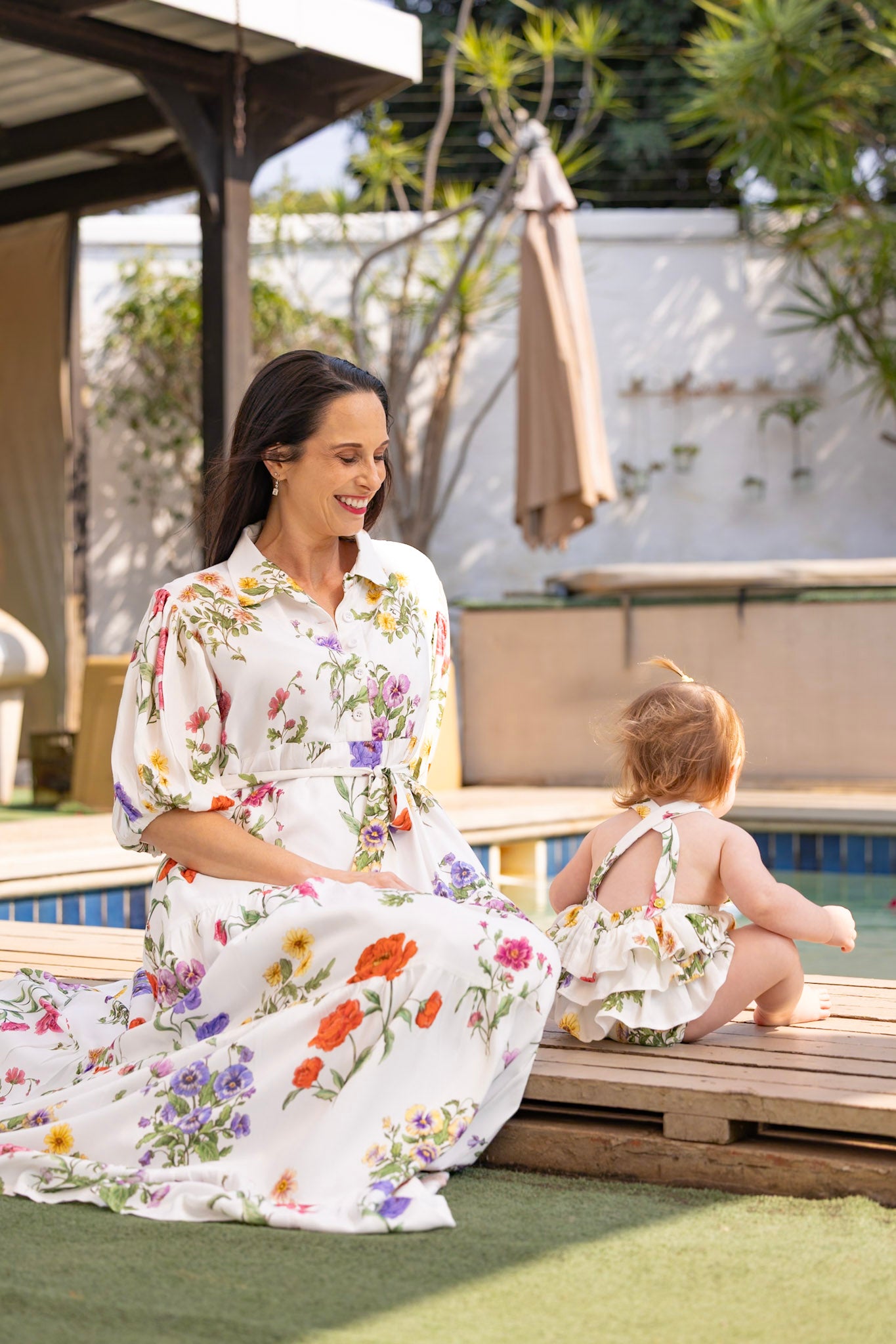 Stella Romper- Floral Print