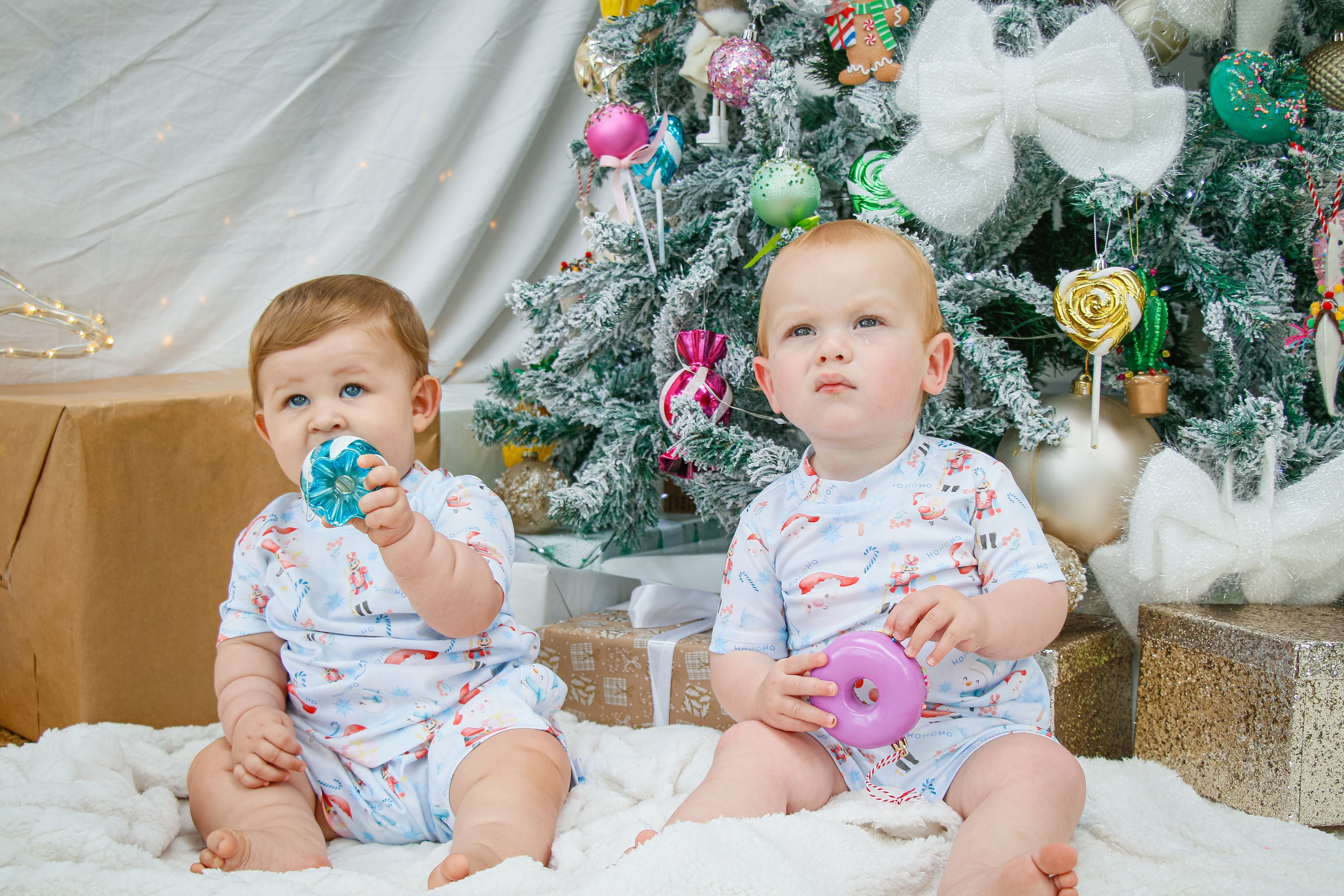 Christmas Pyjama Set- Blue