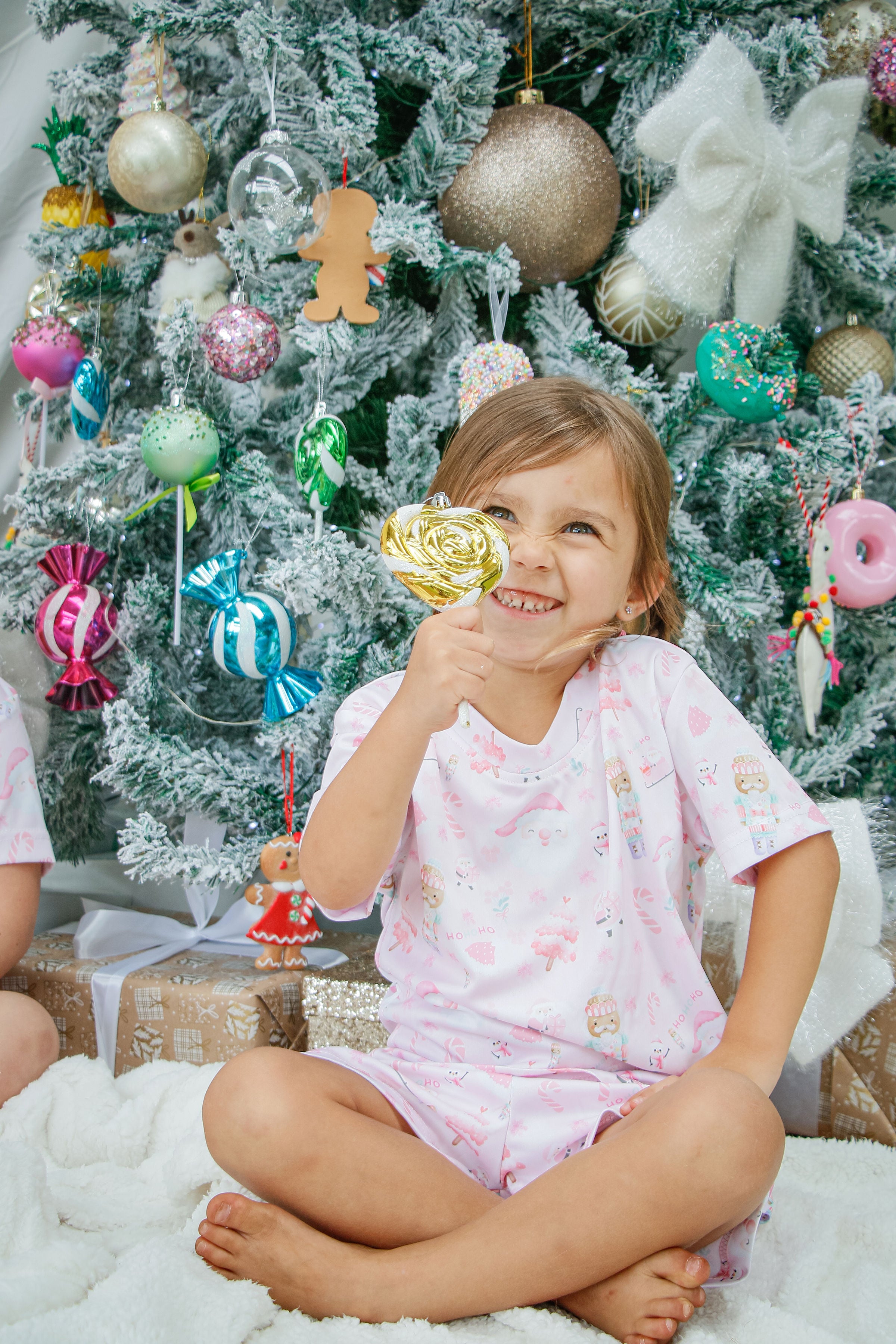 Christmas Pyjama Set- Pink