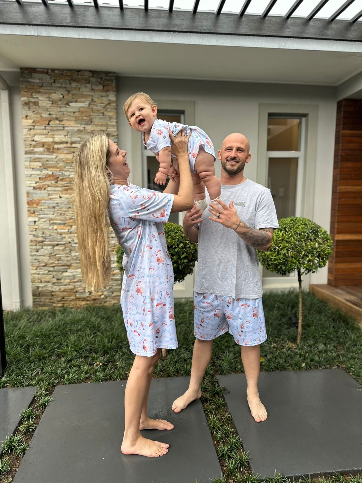 Women’s Christmas Nightie (Blue, Red & Pink)