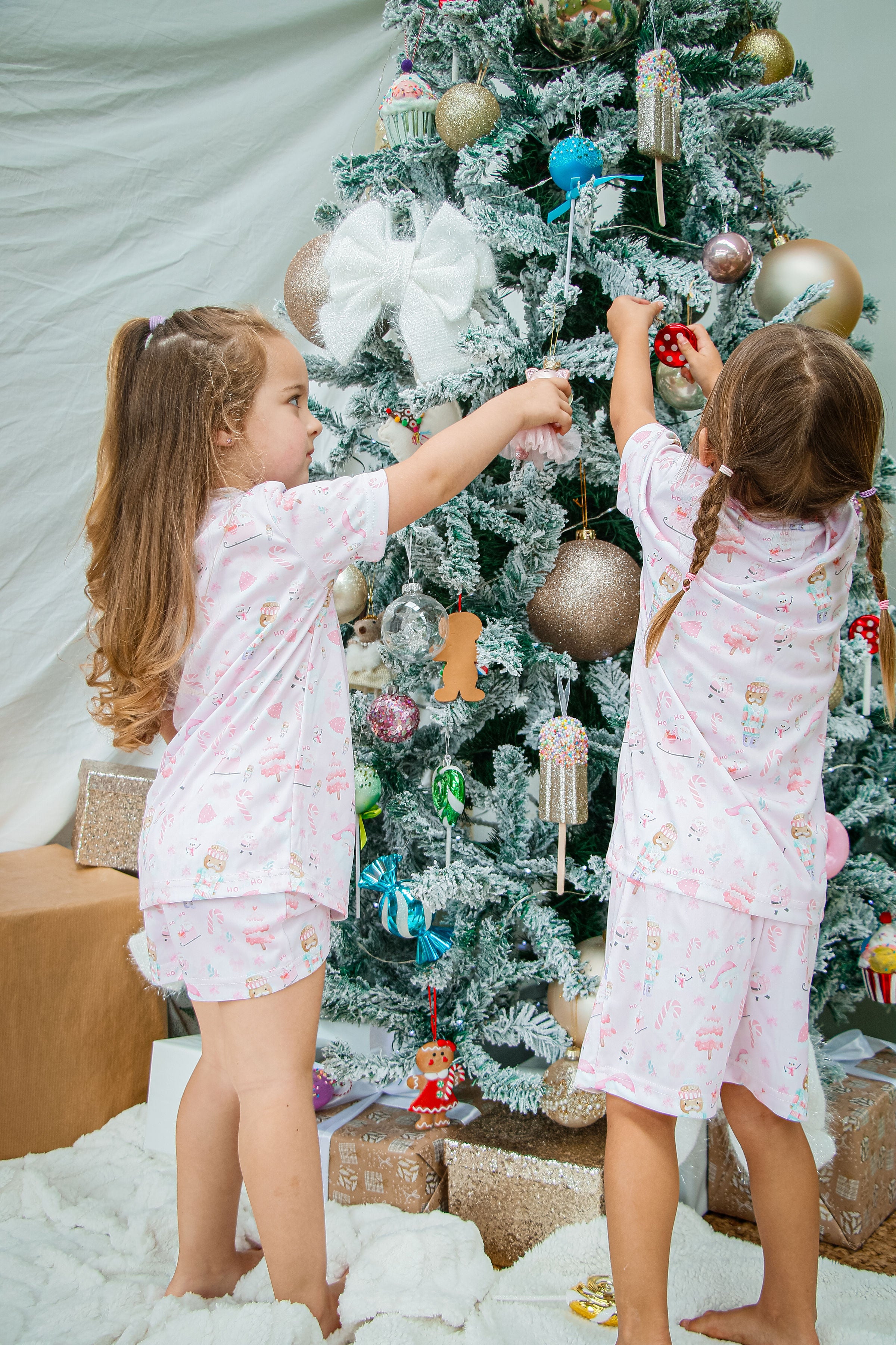 Christmas Pyjama Set- Pink