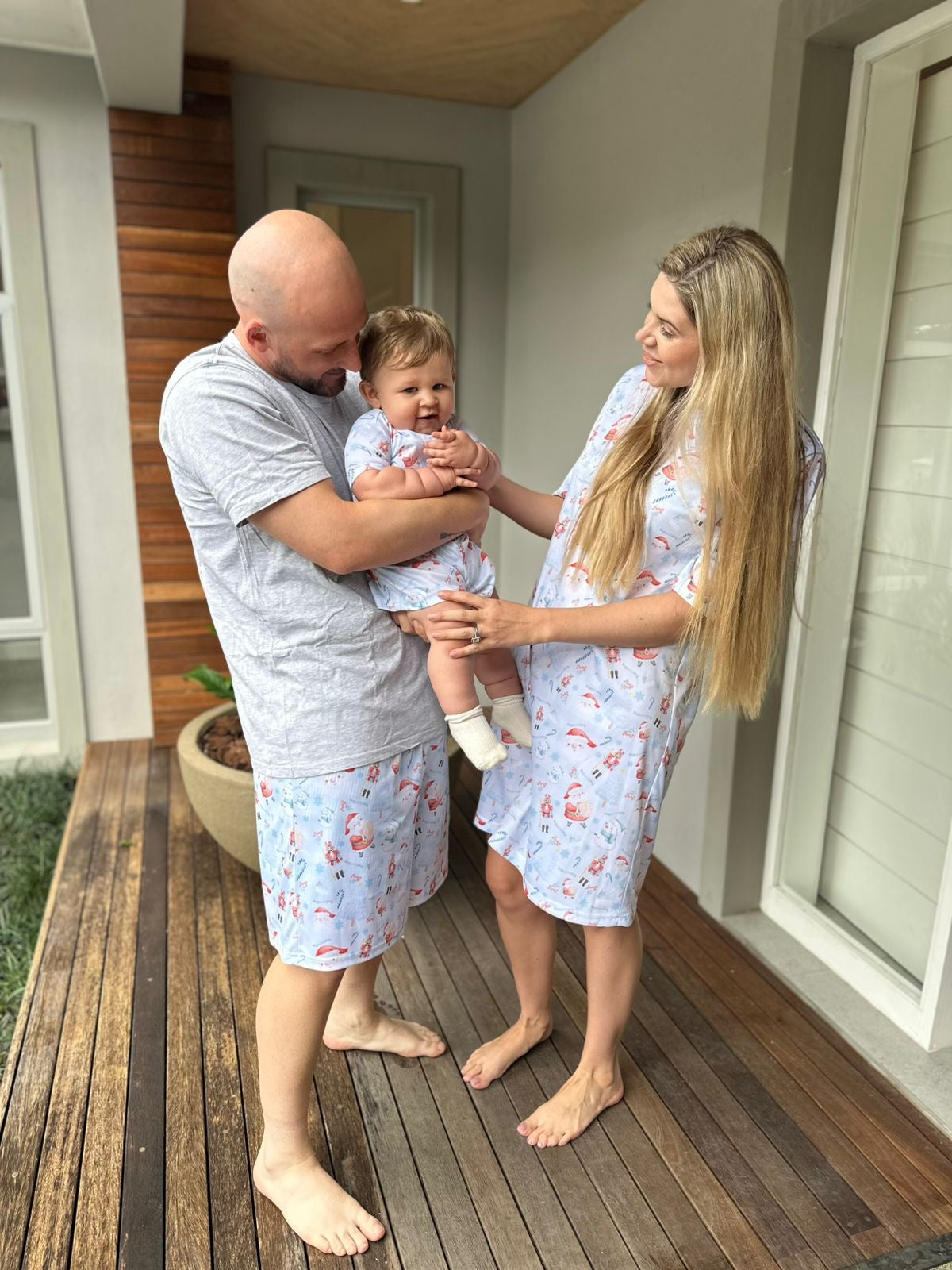 Women’s Christmas Nightie (Blue, Red & Pink)