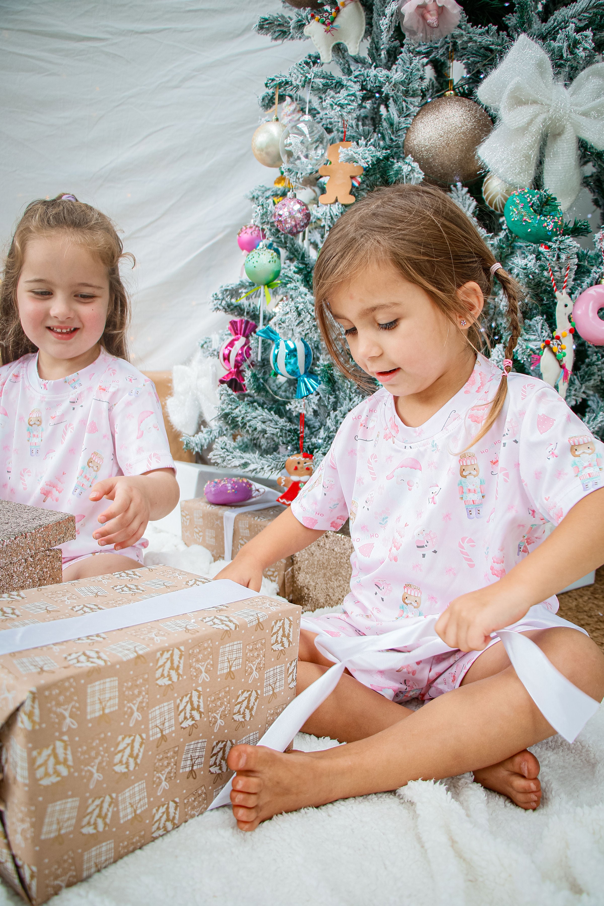 Christmas Pyjama Set- Pink