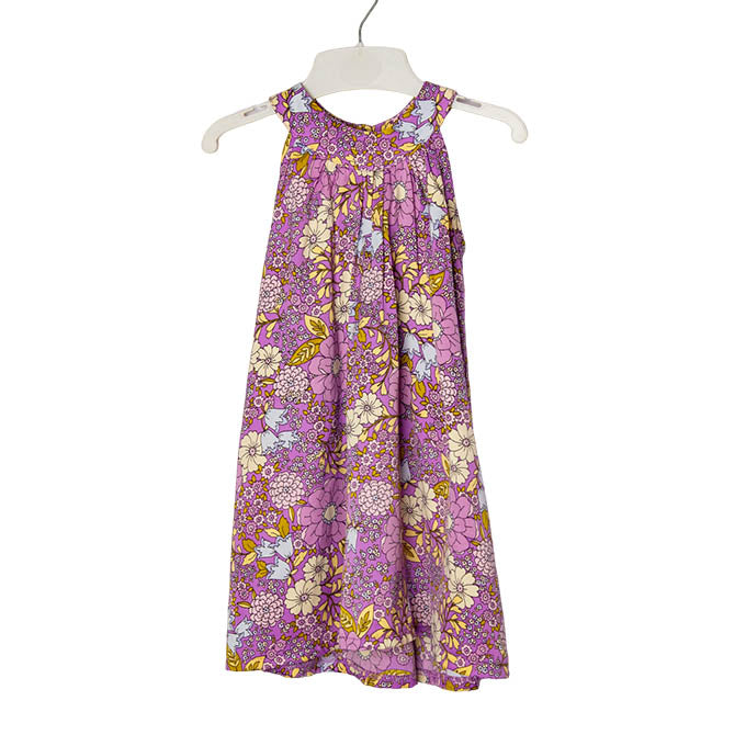 Lilac Floral Horseshoe Dress