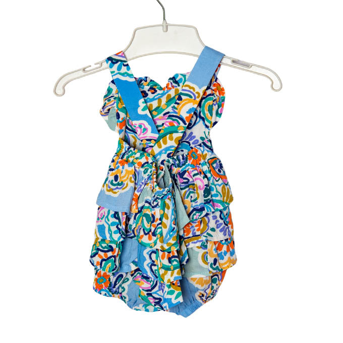 Paisley Frill Romper